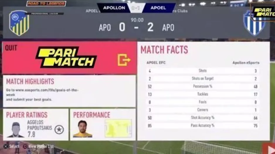 Εsports/Back to back o Απόλλων με ανατροπή