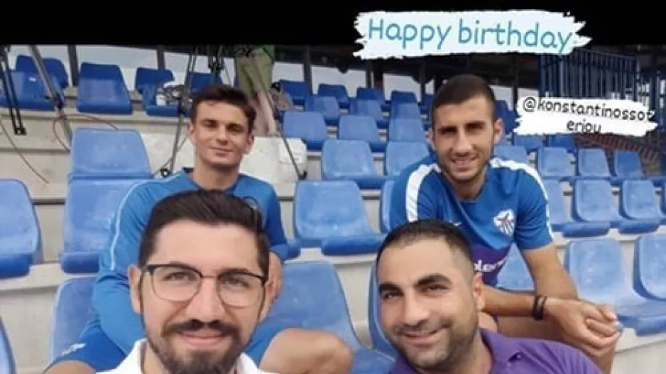 Ευχές στον Κωνσταντίνο 