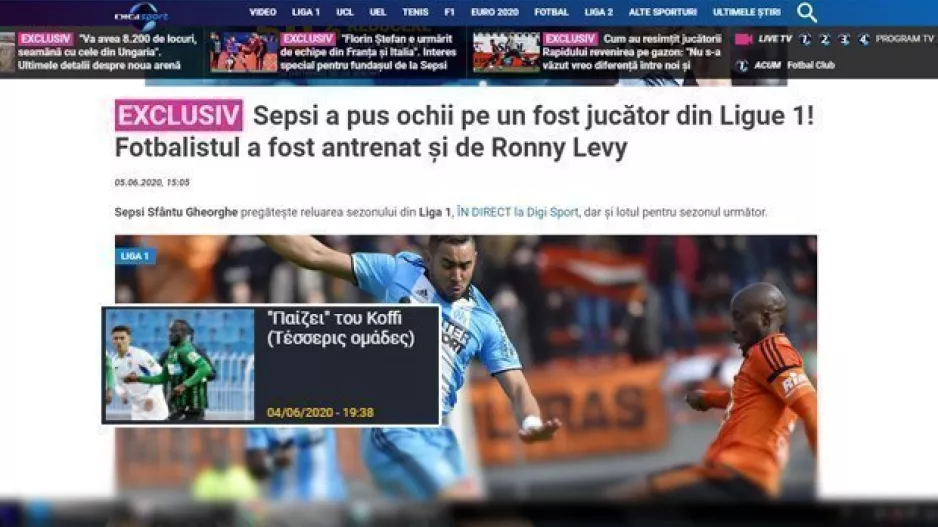 Συνέχεια με "αποκλειστικό" από Ρουμανία...