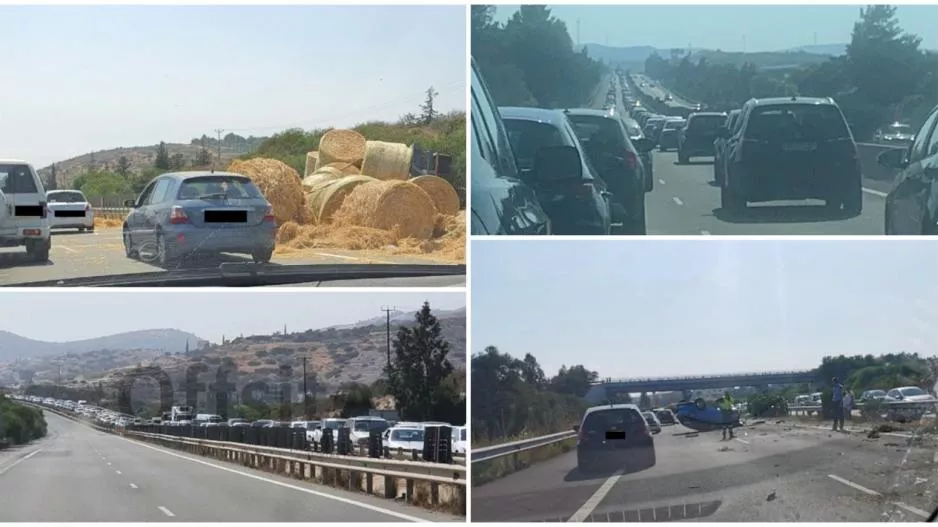 Τρία ατυχήματα σε τρεις αυτοκινητόδρομους/Κλειστός ο ένας