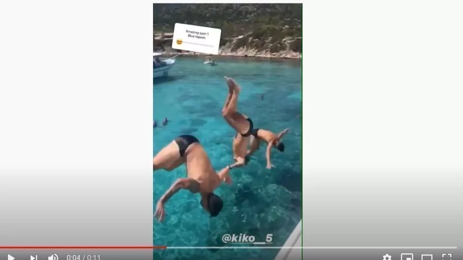 Με ανάποδη βουτιά! 
