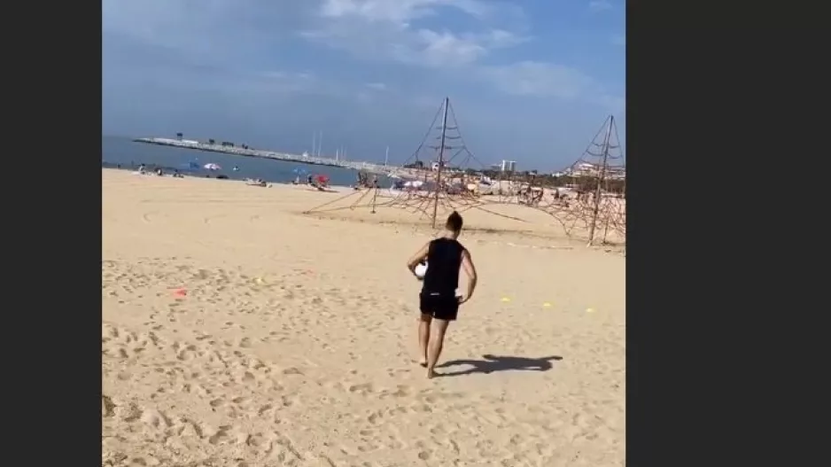 Προπόνηση στην άμμο 