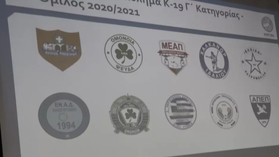 Αναλυτικό πρόγραμμα Πρωταθλήματος Νέων Γ' Κατηγορίας (α' όμιλος)