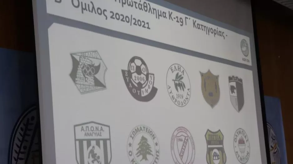 Αναλυτικό πρόγραμμα Πρωταθλήματος Νέων Γ' Κατηγορίας (β' όμιλος)