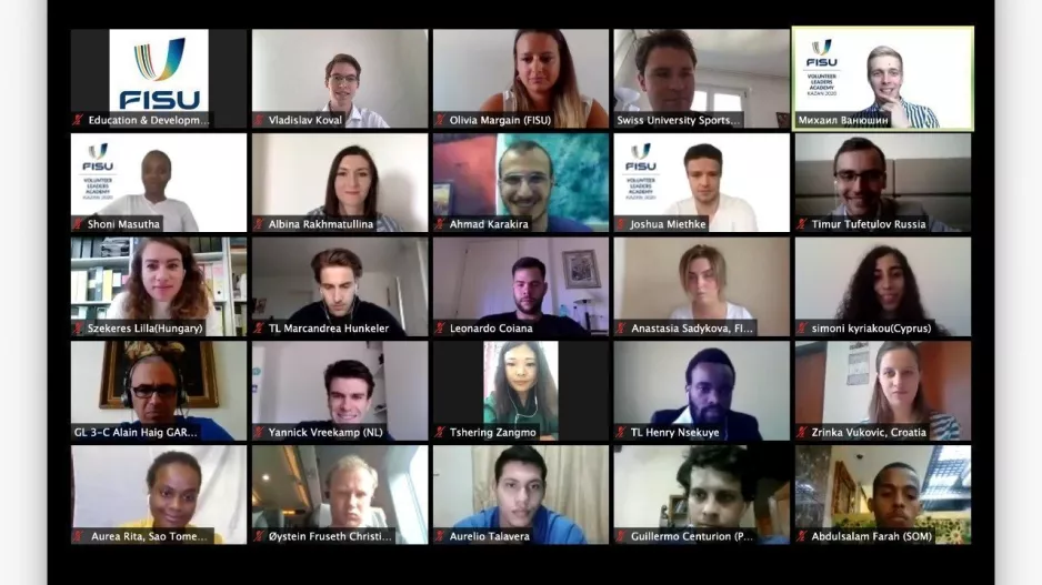Online το  FISU  Volunteer Leaders Academy