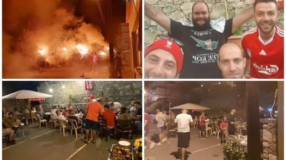 Το... έκαψαν για τη ΛΙΒΕΡΠΟΥΛ στο Καλό Χωριό! (ΦΩΤΟΣ)