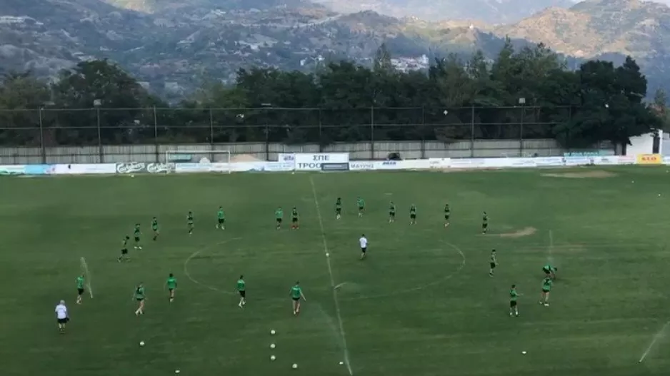 (ΒΙΝΤΕΟ) Η προπόνηση... στην Κυπερούντα