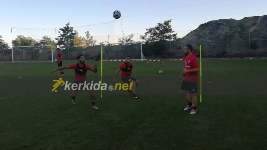 Φωτορεπορτάζ από την προπόνηση στην Κυπερούντα