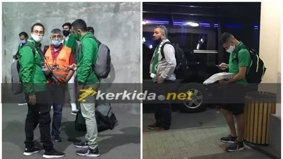 (ΦΩΤΟΣ Kerkida) 'Εξω από τα αποδυτήρια της Ομόνοιας