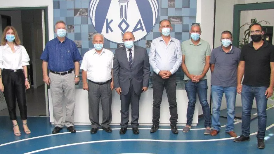 Ο Πρόεδρος ΚΟΑ συναντήθηκε με το Κ.Σ. Κυπερούντας