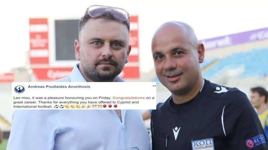 ΑΠΟΘΕΩΝΕΙ Τράττο/ "Για όλα όσα πρόσφερες στο Κυπριακό και το διεθνές ποδόσφαιρο"