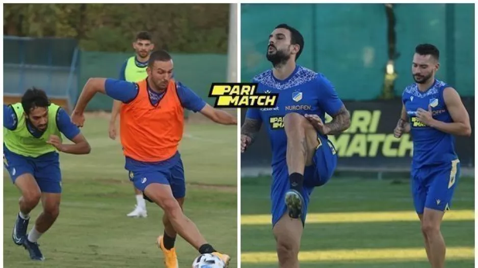 ΑΠΟΕΛ/ Η προπόνηση στον "Parimatch Αρχάγγελο" (Φώτος)