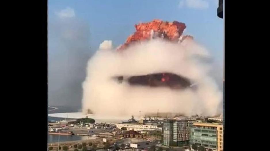 ΒΙΝΤΕΟΣ/Ισχυρή έκρηξη στο Λίβανο αναστάτωσε όλη την Κύπρο
