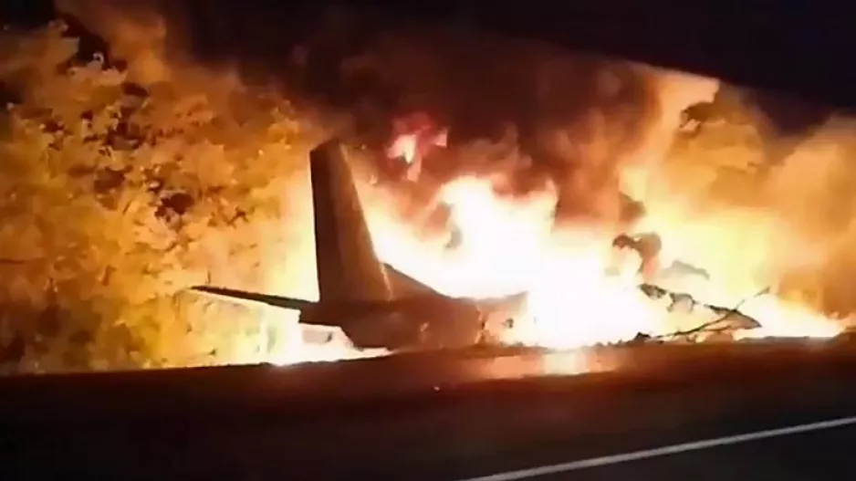 Συνετρίβη αεροσκάφος στην Ουκρανία