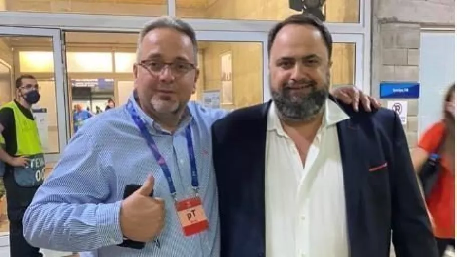 Ο Μαρινάκης με τον "δικό του" στην Κύπρο
