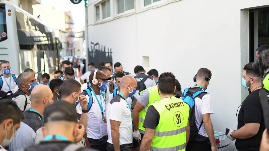 Με Κίρζη η αποστολή/Ελεγχος... πριν την είσοδο (φώτος)