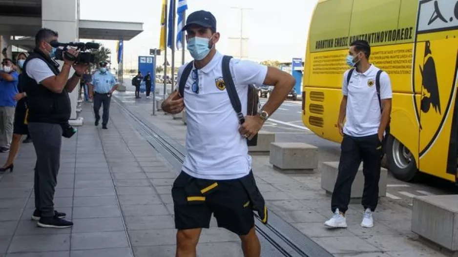 ΑΕΚ: Πέταξε για Ελβετία (φώτος)
