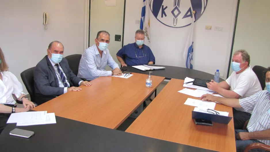 Ο Πρόεδρος ΚΟΑ συναντήθηκε με το Κ.Σ. Αρακαπά