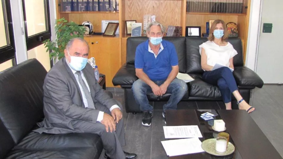 Ο Πρόεδρος ΚΟΑ συναντήθηκε με το Κ.Σ. Πεντακώμου (φώτος)