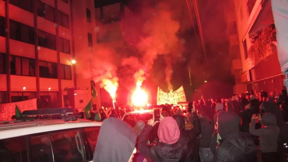 Εφτά οπαδοί της Ομόνοιας καταγγέλθηκαν για τους πανηγυρισμούς