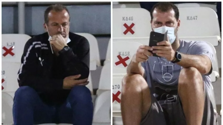 Πρώην... και νυν προπονητής στην κερκίδα