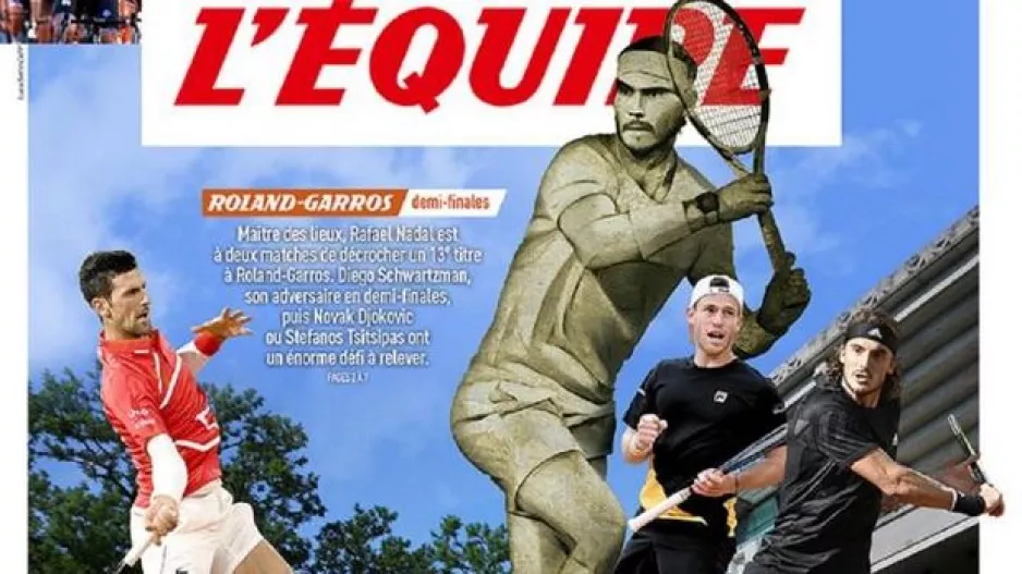 Roland Garos: Το ξεχωριστό πρωτοσέλιδο της Equipe έχει Τσιτσιπά
