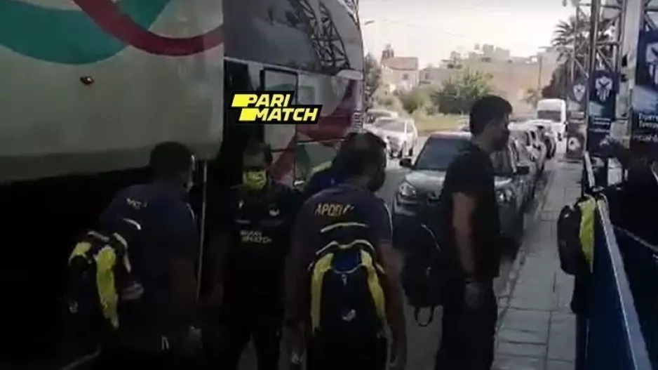 (ΒΙΝΤΕΟ) Άφιξη αποστολής ΑΠΟΕΛ