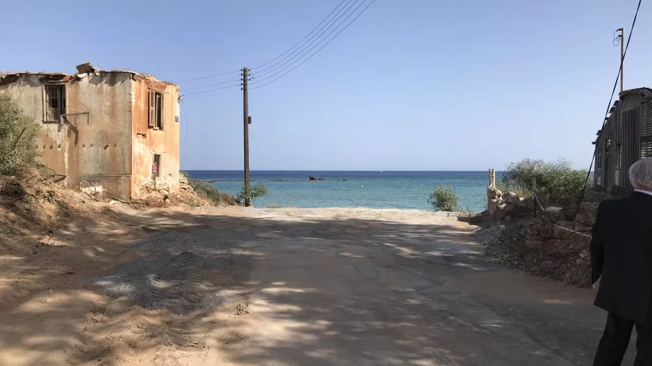 ΦΩΤΟΣ από το σημείο που θα ανοίξει η παραλία Αμμοχώστου