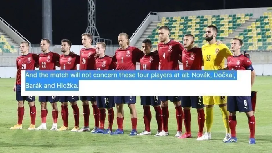 (ΤΣΕΧΟΙ) “Αυτοί οι τέσσερις δεν υπολογίζονται” -  Οι ΤΡΕΙΣ έπαιξαν με Κύπρο