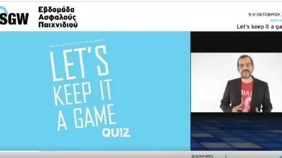 Keep it a game
