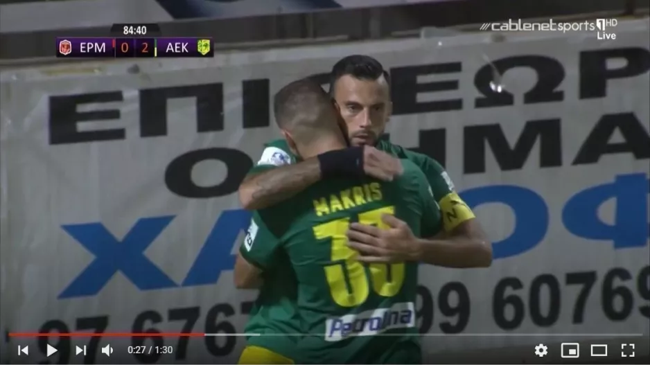 (ΒΙΝΤΕΟ) Το 2-0 με τον Τρισκόφσκι 