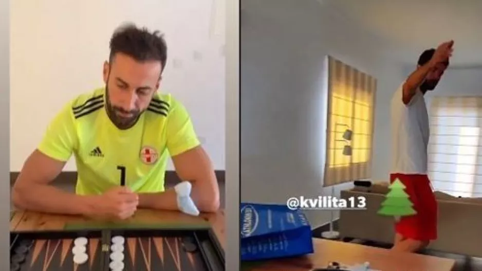 Τον κέρδισε στο τάβλι και άρχισε... τις διαμαρτυρίες ο Κβιλιτάια (βίντεο)