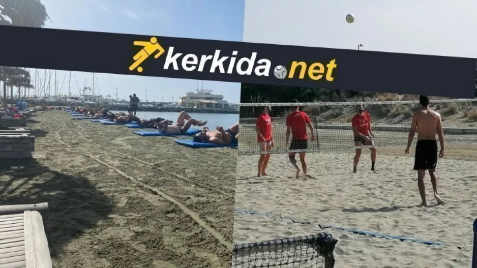 (ΦΩΤΟΣ) Προπόνηση... στο νερό 