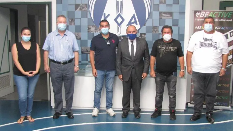 Ο Πρόεδρος ΚΟΑ συναντήθηκε με το σωματείο Ολυμπιάς Λυμπιών