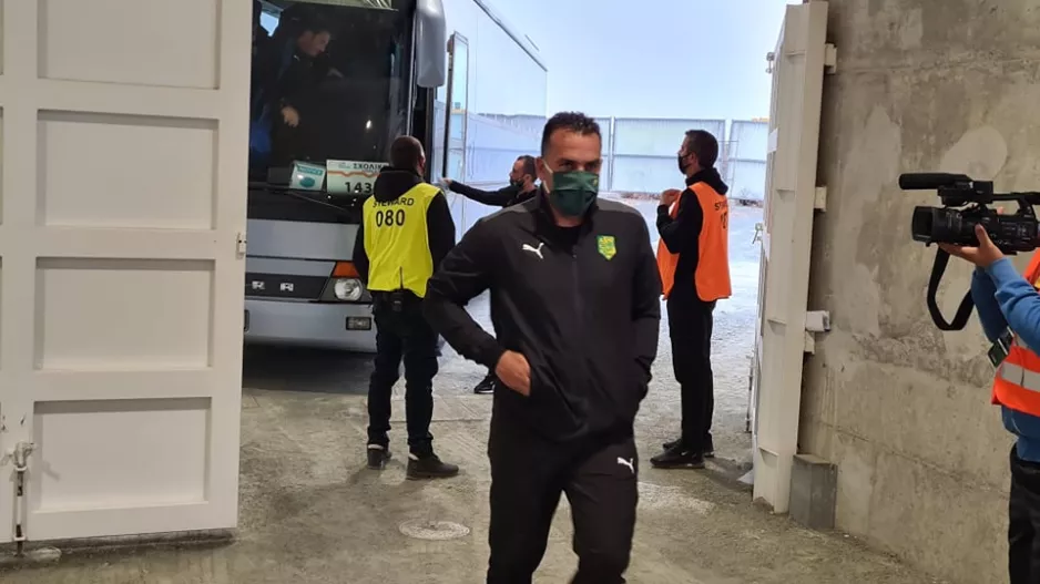 Στο γήπεδο η ΑΕΚ (βίντεο/φώτος)