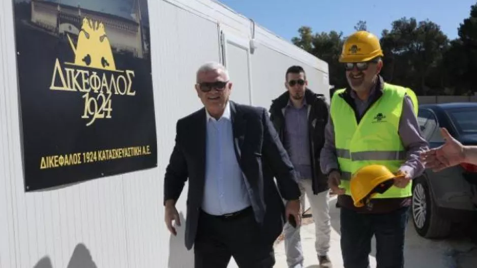 Νέα επίσκεψη Μελισσανίδη στο εργοτάξιο της «Αγια-Σοφιάς»