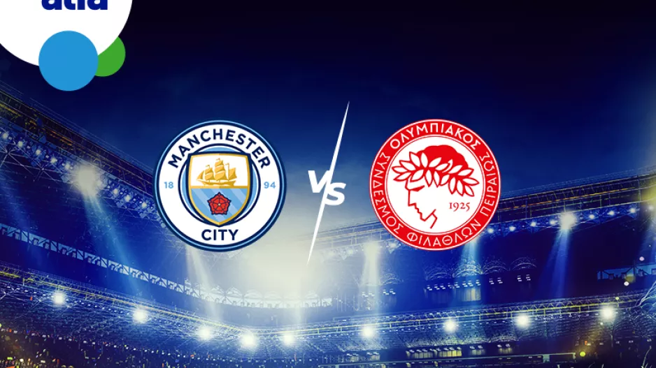 Over 3.5 goals το Man City VS Ολυμπιακός Πειραιώς; Απόδοση 2.05 στην Bet on Alfa