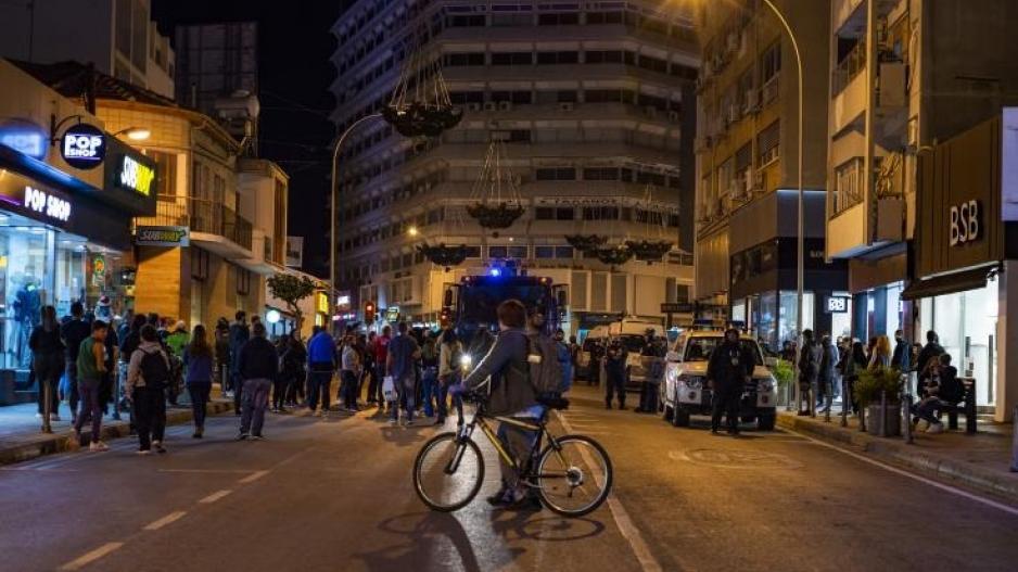 Ισχυρές αστυνομικές δυνάμεις απέτρεψαν διαμαρτυρία στη Λεμεσό