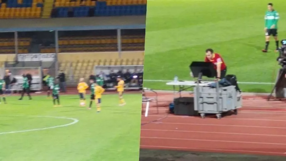 VAR και κόκκινη - Με δέκα ο Ολυμπιακός! 
