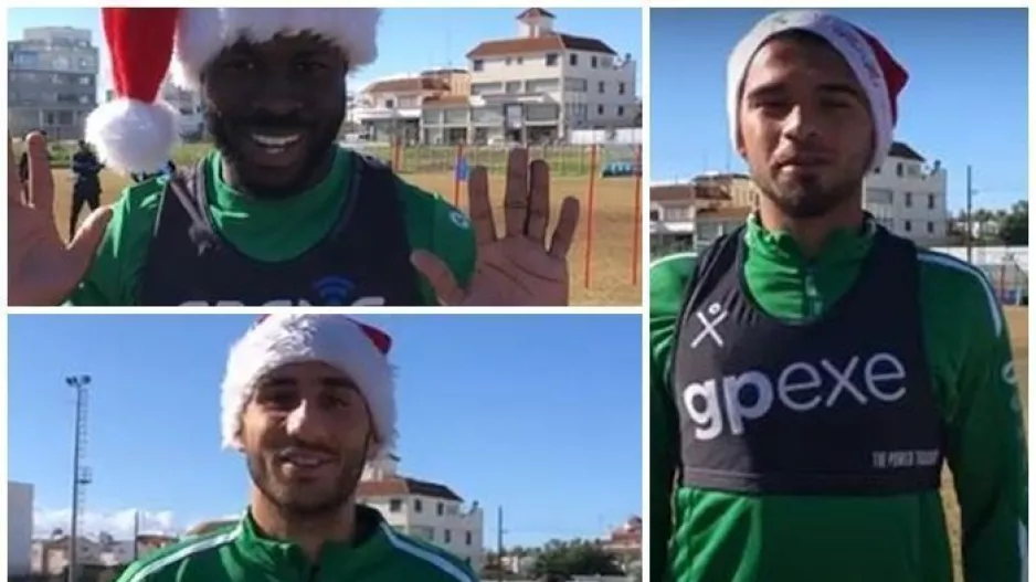 Οι ευχές από τον Ολυμπιακό (βίντεο)