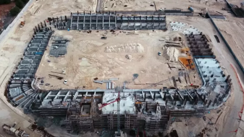 Limassol Arena: Εκπληκτικά πλάνα από drone