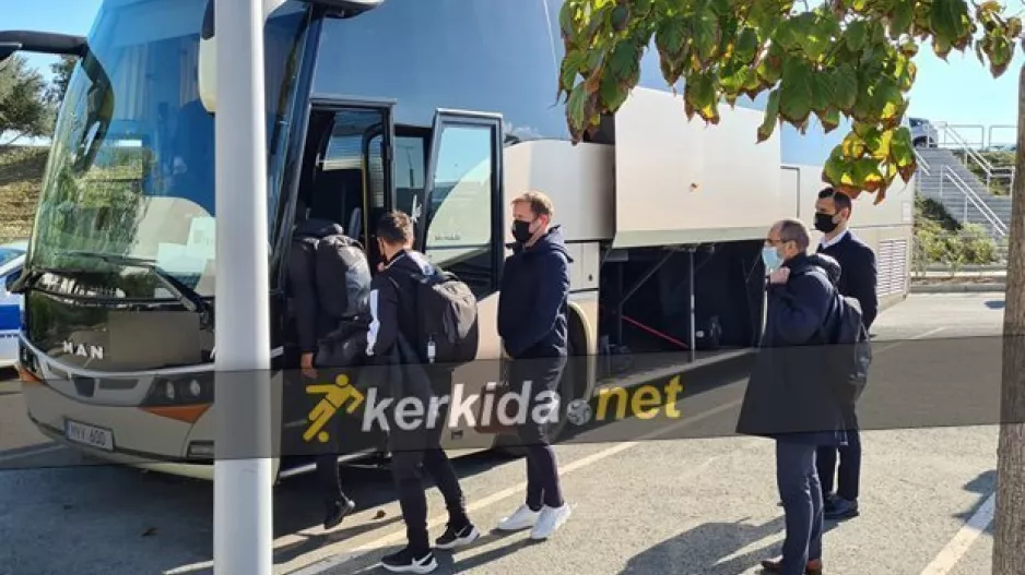 ΦΩΤΟΣ Kerkida/Έφυγε για ξενοδοχείο ο ΠΑΟΚ