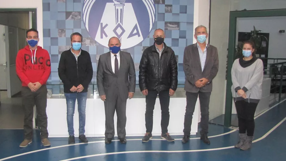  Ο Πρόεδρος ΚΟΑ συναντήθηκε με το Κ.Σ. Συκόπετρας