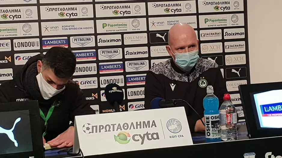 "Ήμασταν κοντά στο γκολ/Δεν παραπονιόμαστε για τα συνεχόμενα ματς" (ΜΠΕΡΓΚ) 