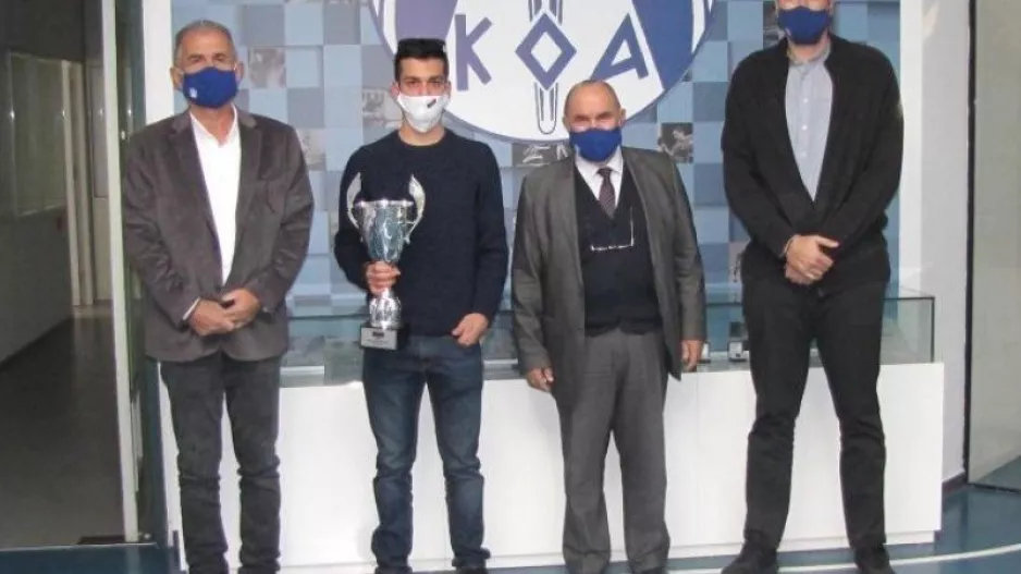 Ο Πρόεδρος ΚΟΑ συγχάρηκε τον Βλαδίμηρο Τζιωρτζή