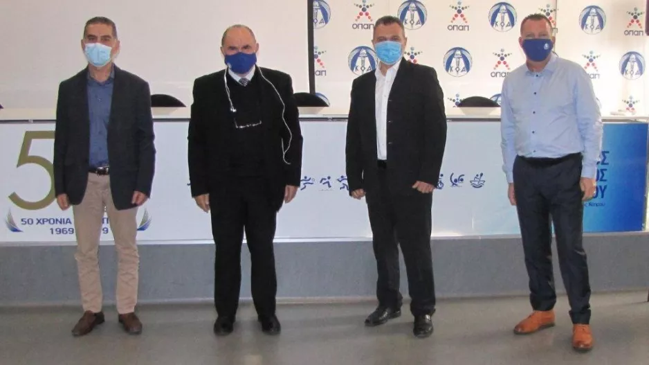 Ο Πρόεδρος ΚΟΑ συναντήθηκε την Κυπριακή  Ομοσπονδία Μπόουλιγκ