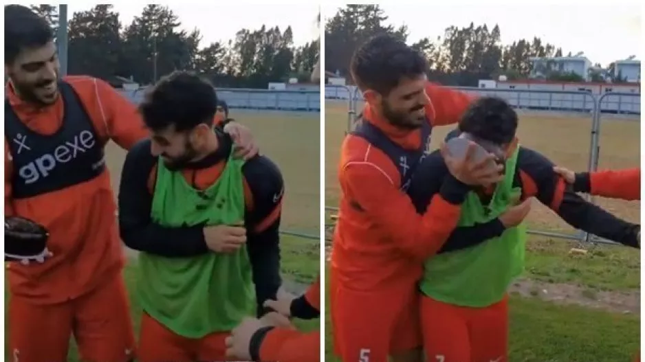 Τούρτα... στα μούτρα του Βαρέλα! (Βίντεο)