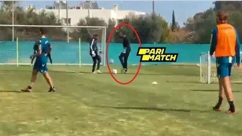 Πλάνα με Ουζόχο στην προπόνηση