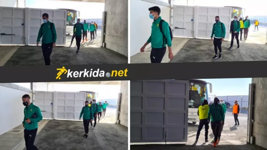 Η άφιξη της ΑΕΚ (βίντεο/φώτος)
