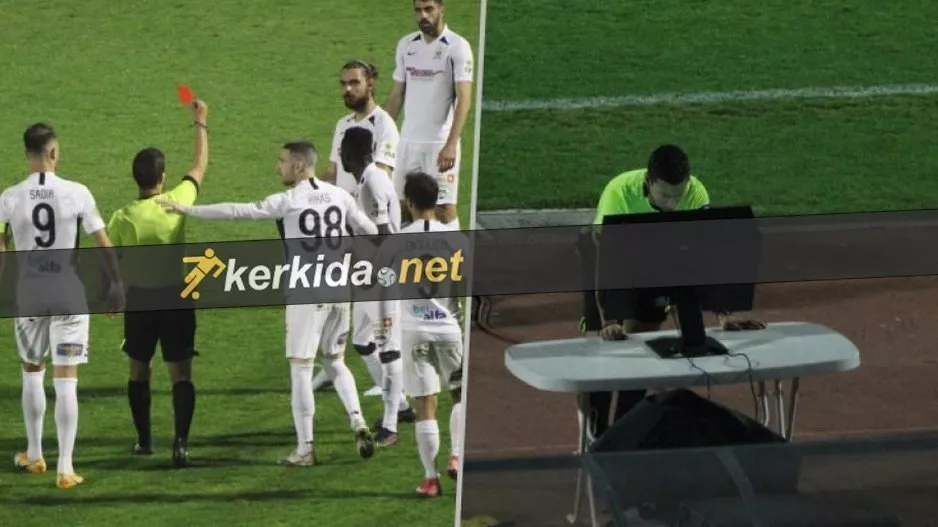 Aρχικά κίτρινη, τελικά κόκκινη μετά από on field review